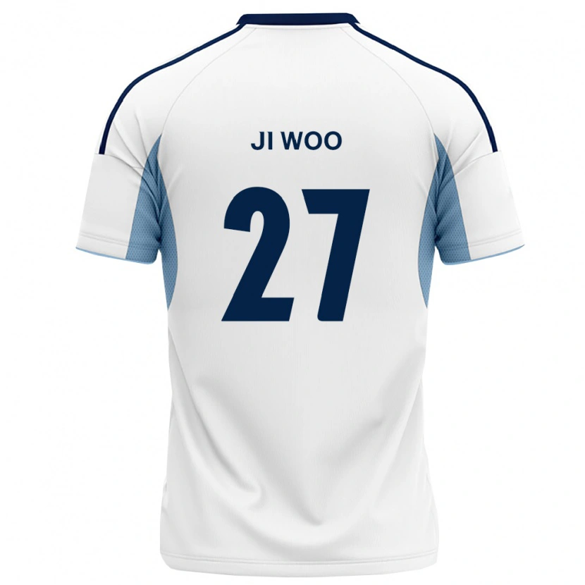 Danxen Mænd Ji-Woo Lee #27 Kongelig Blå Hvid Udebane Spillertrøjer 2026/27 Trøje T-Shirt