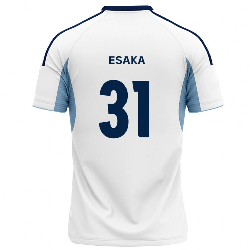 Danxen Mænd Ataru Esaka #31 Kongelig Blå Hvid Udebane Spillertrøjer 2026/27 Trøje T-Shirt