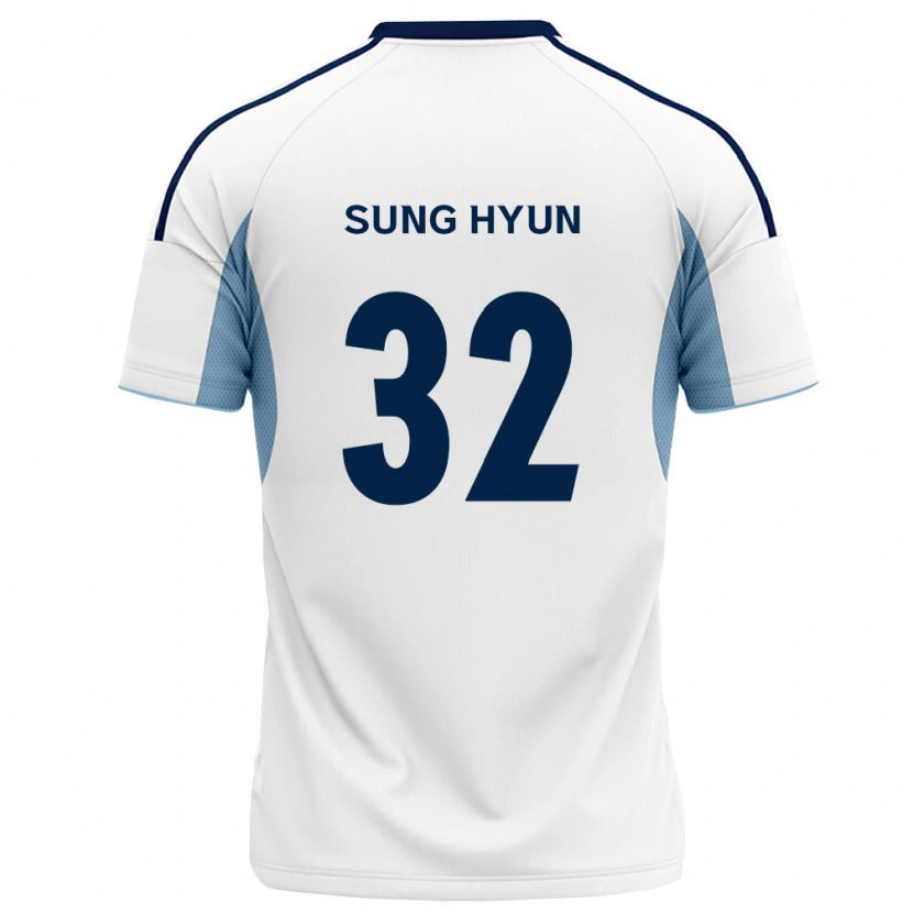 Danxen Mænd Sung-Hyun Park #32 Kongelig Blå Hvid Udebane Spillertrøjer 2026/27 Trøje T-Shirt