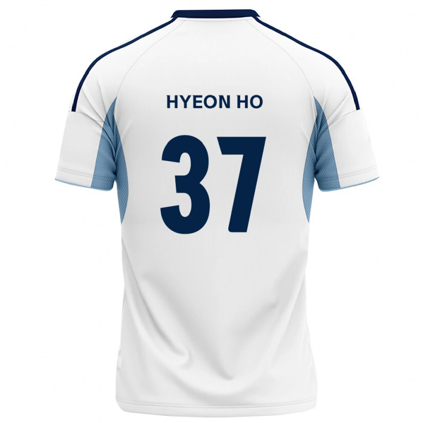 Danxen Mænd Hyeon-Ho Moon #37 Kongelig Blå Hvid Udebane Spillertrøjer 2026/27 Trøje T-Shirt