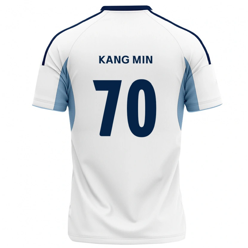 Danxen Mænd Kang-Min Choi #70 Kongelig Blå Hvid Udebane Spillertrøjer 2026/27 Trøje T-Shirt