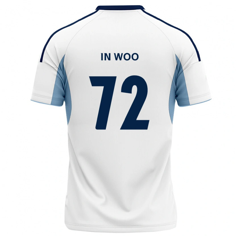 Danxen Mænd In-Woo Back #72 Kongelig Blå Hvid Udebane Spillertrøjer 2026/27 Trøje T-Shirt