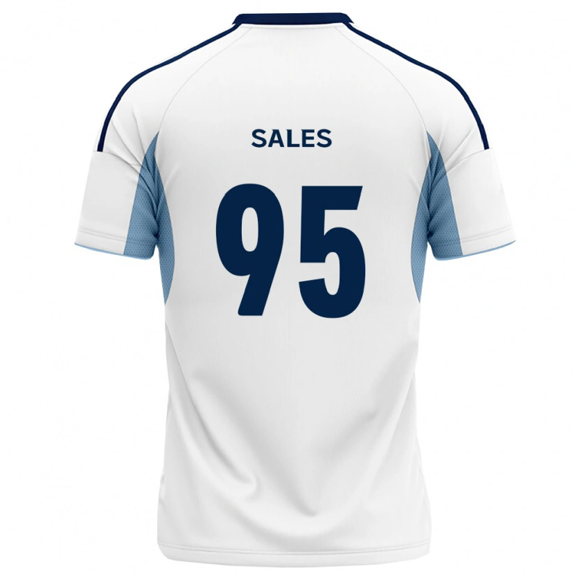 Danxen Mænd Matheus Sales #95 Kongelig Blå Hvid Udebane Spillertrøjer 2026/27 Trøje T-Shirt