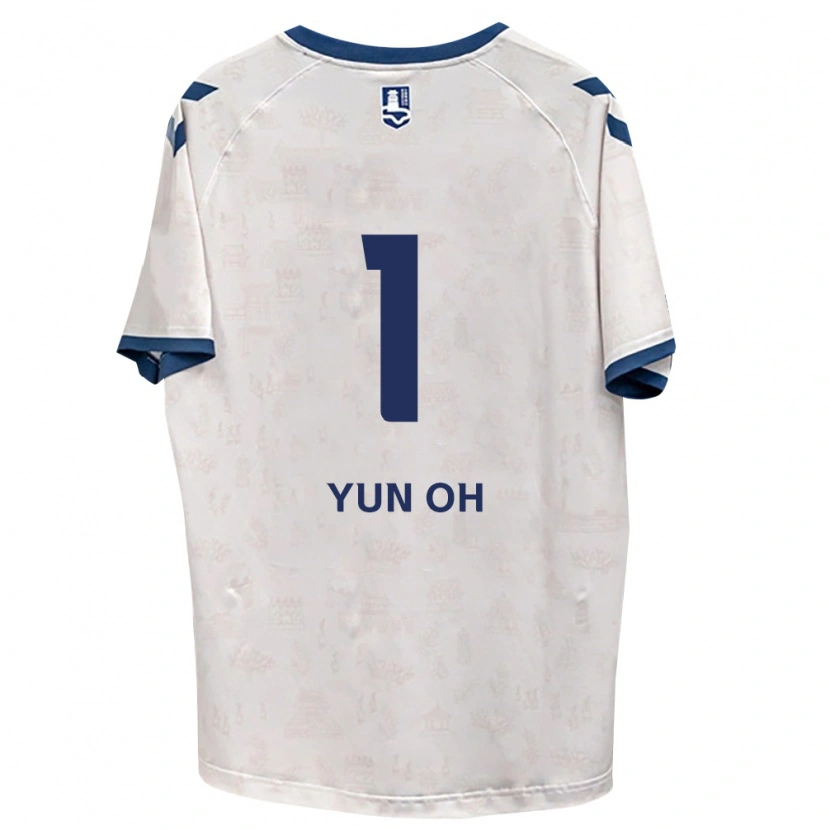 Danxen Mænd Yun-Oh Lee #1 Kongelig Blå Hvid Udebane Spillertrøjer 2026/27 Trøje T-Shirt