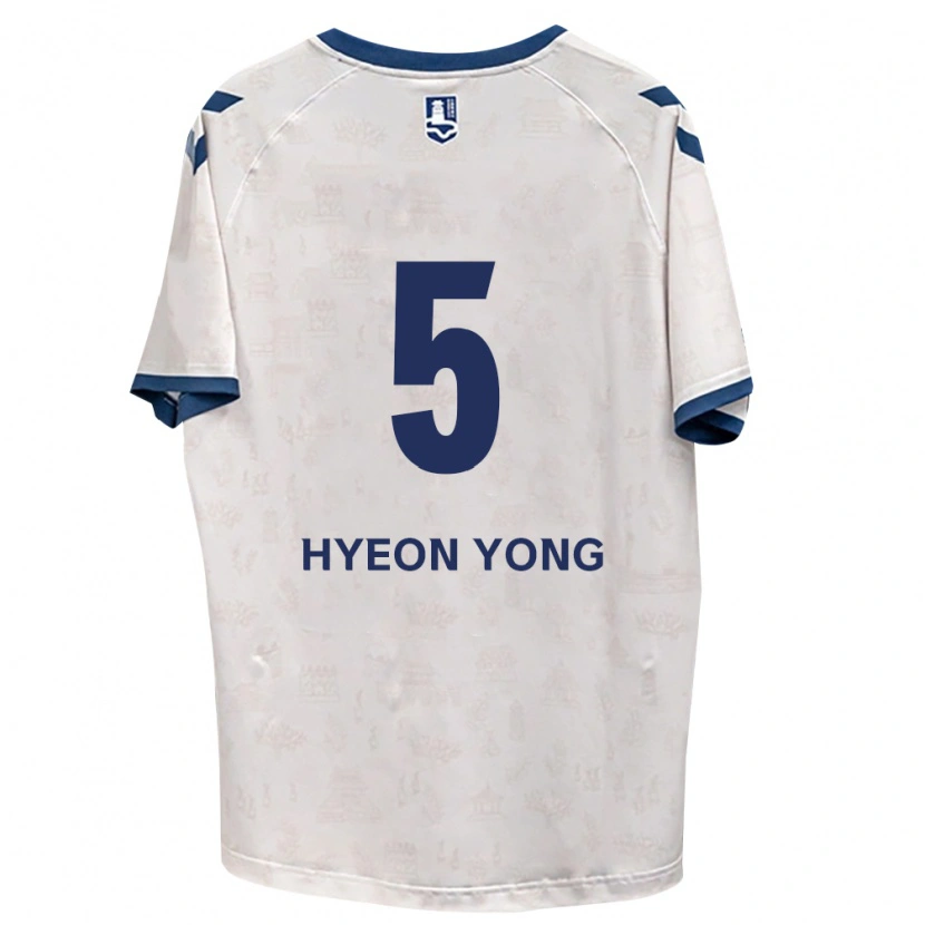 Danxen Mænd Hyeon-Yong Lee #5 Kongelig Blå Hvid Udebane Spillertrøjer 2026/27 Trøje T-Shirt