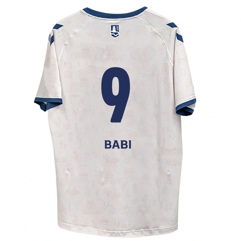 Danxen Mænd Matheus Babi #9 Kongelig Blå Hvid Udebane Spillertrøjer 2026/27 Trøje T-Shirt
