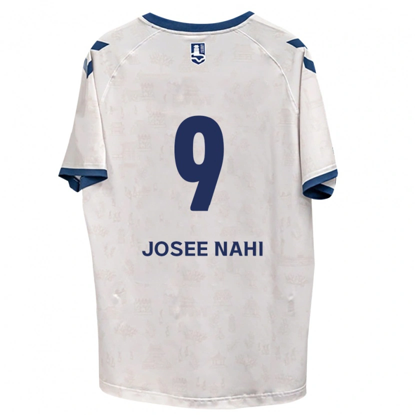 Danxen Mænd Josée Nahi #9 Kongelig Blå Hvid Udebane Spillertrøjer 2026/27 Trøje T-Shirt