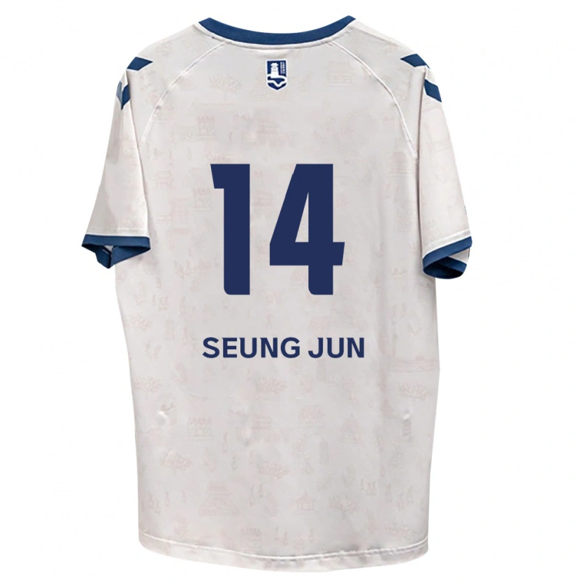 Danxen Mænd Seung-Jun Yeom #14 Kongelig Blå Hvid Udebane Spillertrøjer 2026/27 Trøje T-Shirt