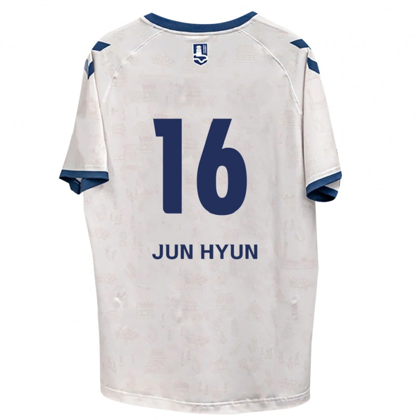 Danxen Mænd Jun-Hyun Jo #16 Kongelig Blå Hvid Udebane Spillertrøjer 2026/27 Trøje T-Shirt
