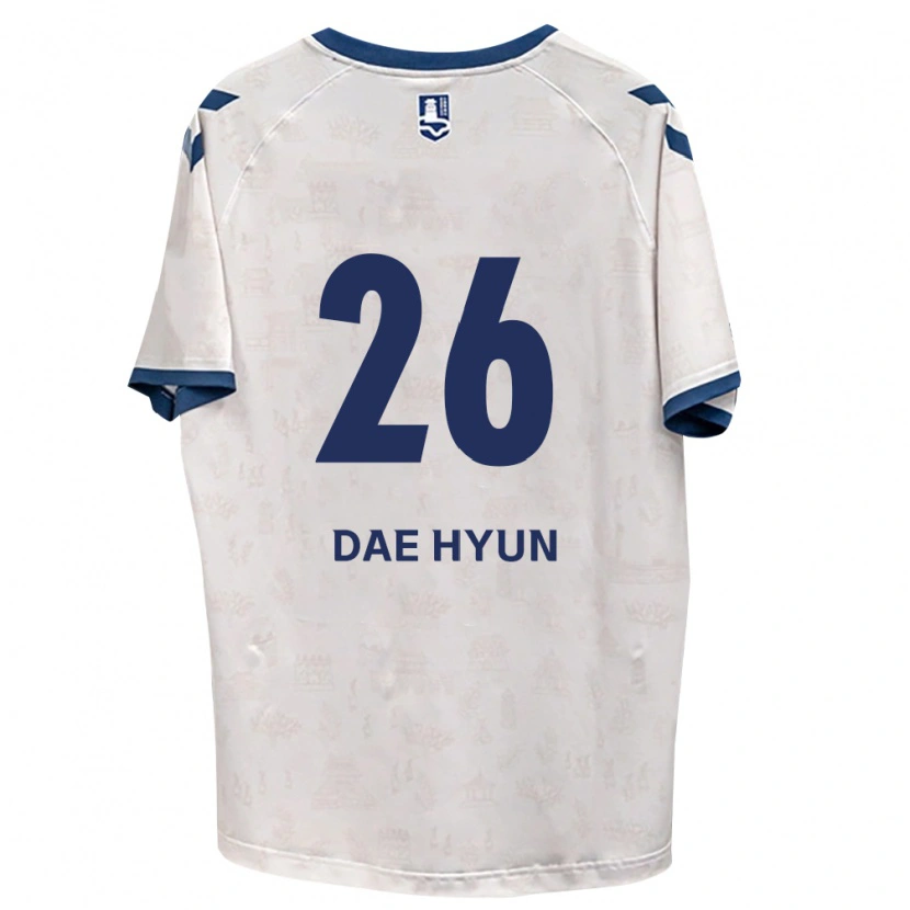 Danxen Mænd Dae-Hyun Kim #26 Kongelig Blå Hvid Udebane Spillertrøjer 2026/27 Trøje T-Shirt