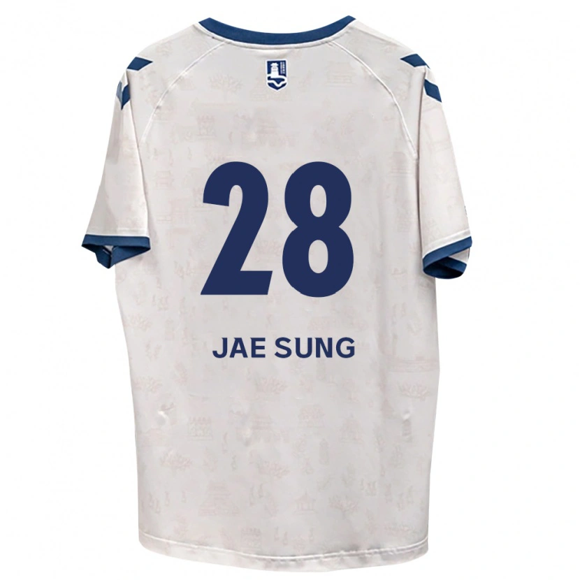 Danxen Mænd Jae-Sung Kim #28 Kongelig Blå Hvid Udebane Spillertrøjer 2026/27 Trøje T-Shirt