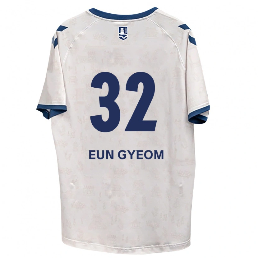 Danxen Mænd Eun-Gyeom Kim #32 Kongelig Blå Hvid Udebane Spillertrøjer 2026/27 Trøje T-Shirt