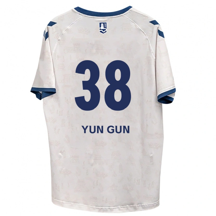 Danxen Mænd Yun-Gun Lee #38 Kongelig Blå Hvid Udebane Spillertrøjer 2026/27 Trøje T-Shirt