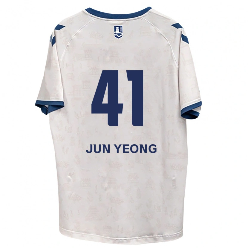 Danxen Mænd Jun-Yeong Choi #41 Kongelig Blå Hvid Udebane Spillertrøjer 2026/27 Trøje T-Shirt