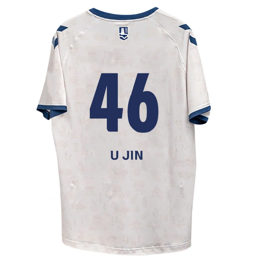 Danxen Mænd U-Jin Yang #46 Kongelig Blå Hvid Udebane Spillertrøjer 2026/27 Trøje T-Shirt