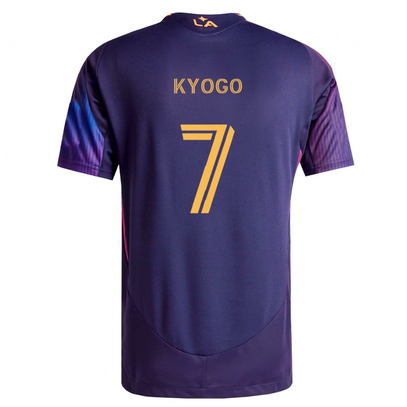 Danxen Mænd Kyogo Furuhashi #7 Dyb Lilla Gul Udebane Spillertrøjer 2026/27 Trøje T-Shirt