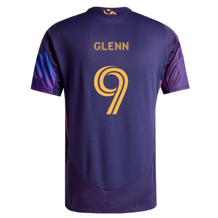 Danxen Mænd Jordan Glenn #9 Dyb Lilla Gul Udebane Spillertrøjer 2026/27 Trøje T-Shirt