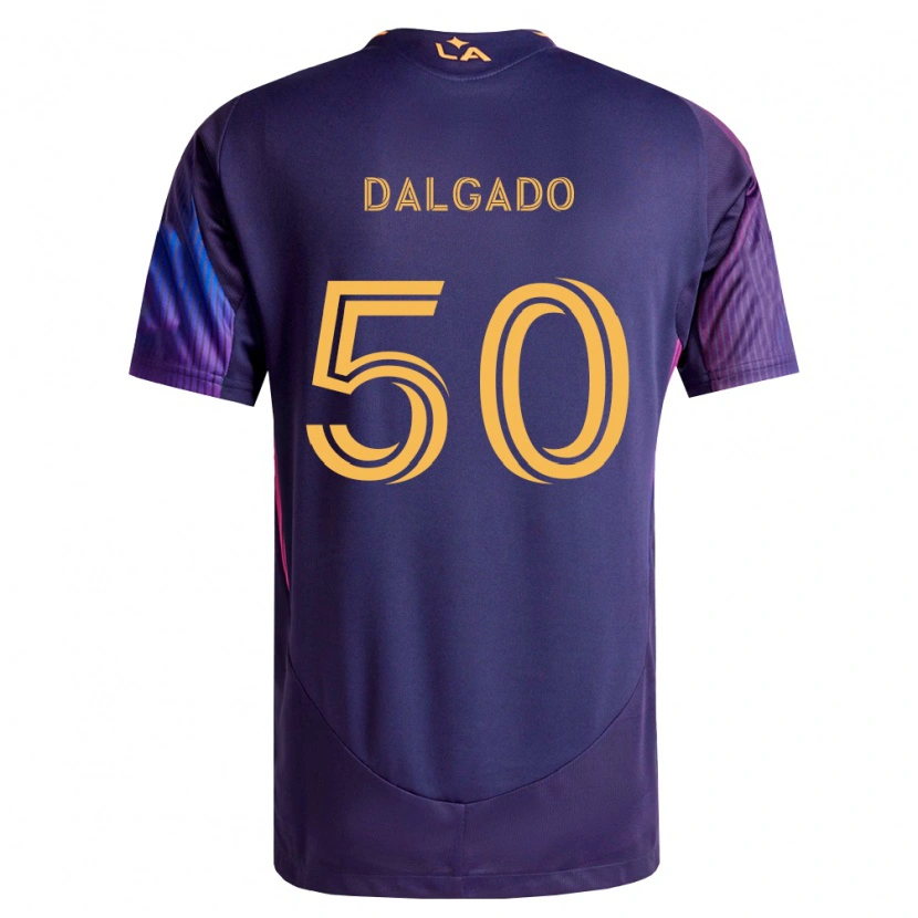 Danxen Mænd Riley Dalgado #50 Dyb Lilla Gul Udebane Spillertrøjer 2026/27 Trøje T-Shirt