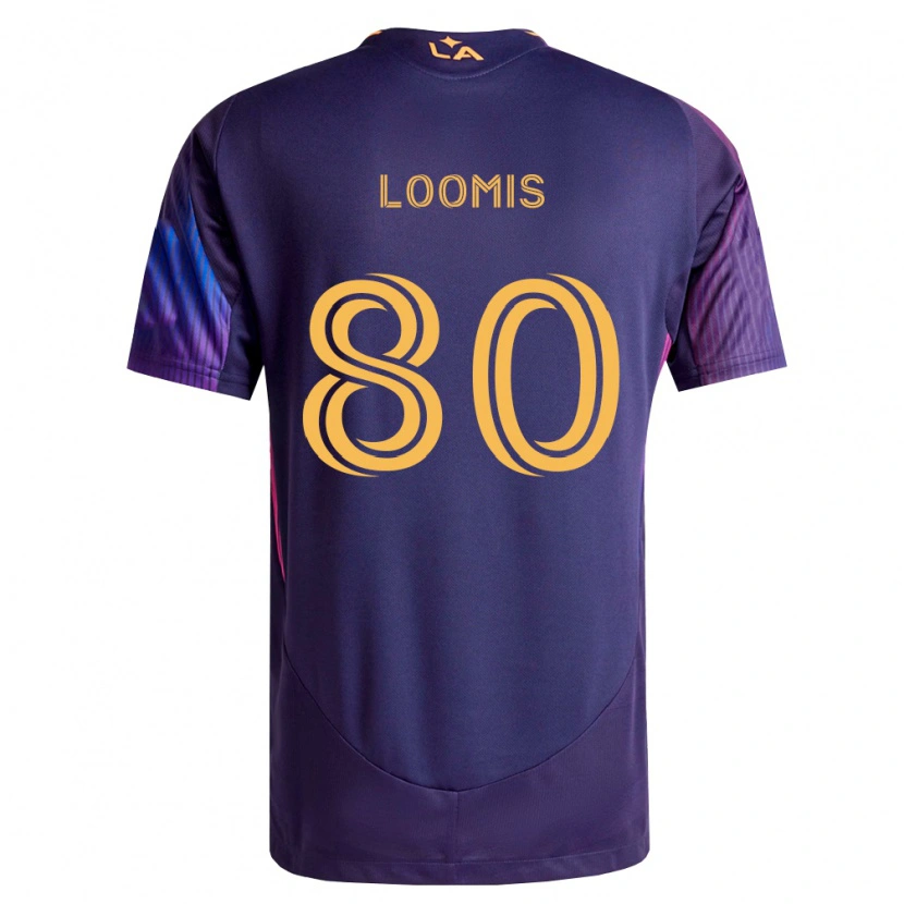 Danxen Mænd Ethan Loomis #80 Dyb Lilla Gul Udebane Spillertrøjer 2026/27 Trøje T-Shirt