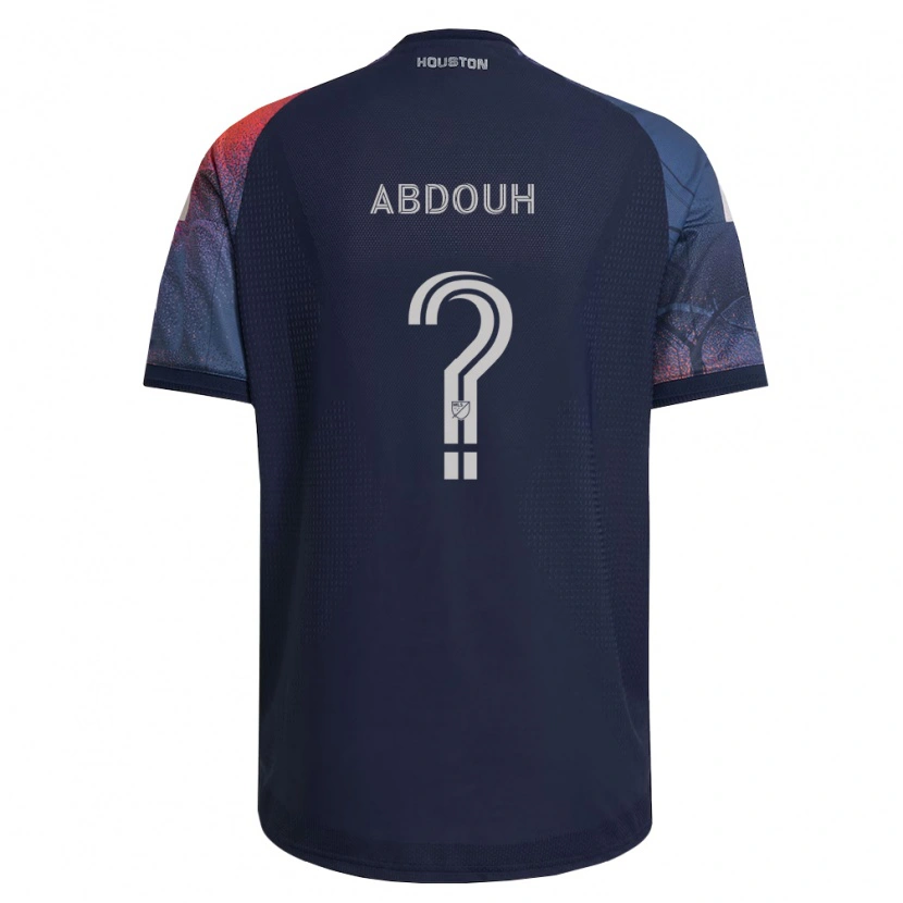 Danxen Mænd Adam Abdouh #0 Dyb Blå Hvid Orange Udebane Spillertrøjer 2026/27 Trøje T-Shirt
