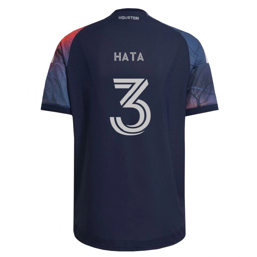 Danxen Mænd Eiji Hata #3 Dyb Blå Hvid Orange Udebane Spillertrøjer 2026/27 Trøje T-Shirt