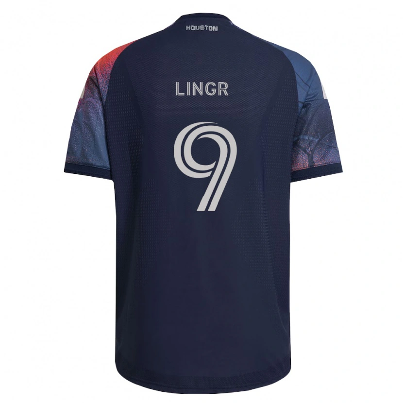 Danxen Mænd Ondrej Lingr #9 Dyb Blå Hvid Orange Udebane Spillertrøjer 2026/27 Trøje T-Shirt