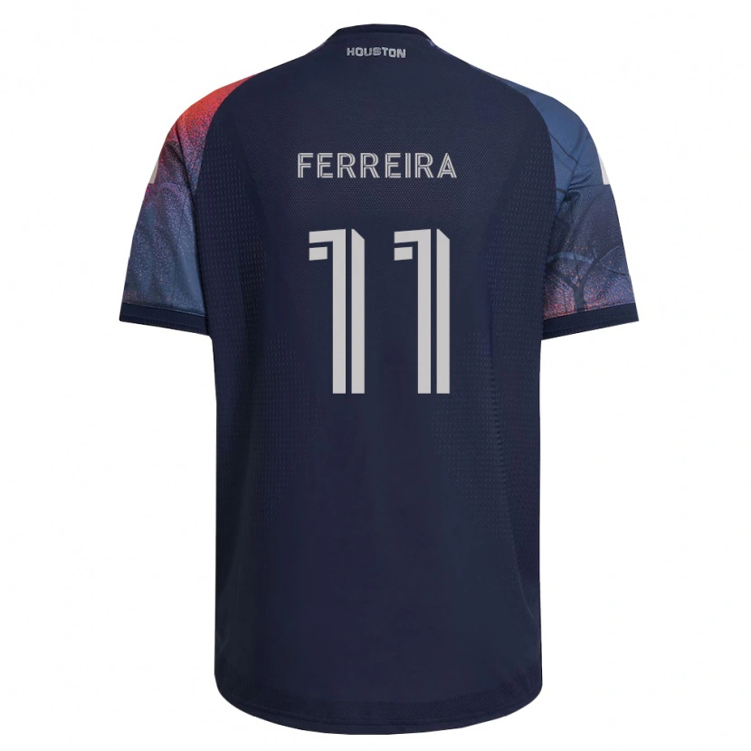 Danxen Mænd Sebastián Ferreira #11 Dyb Blå Hvid Orange Udebane Spillertrøjer 2026/27 Trøje T-Shirt