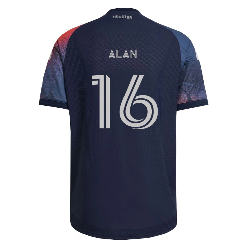 Danxen Mænd Alan Aparecido Martins Ferreira #16 Dyb Blå Hvid Orange Udebane Spillertrøjer 2026/27 Trøje T-Shirt
