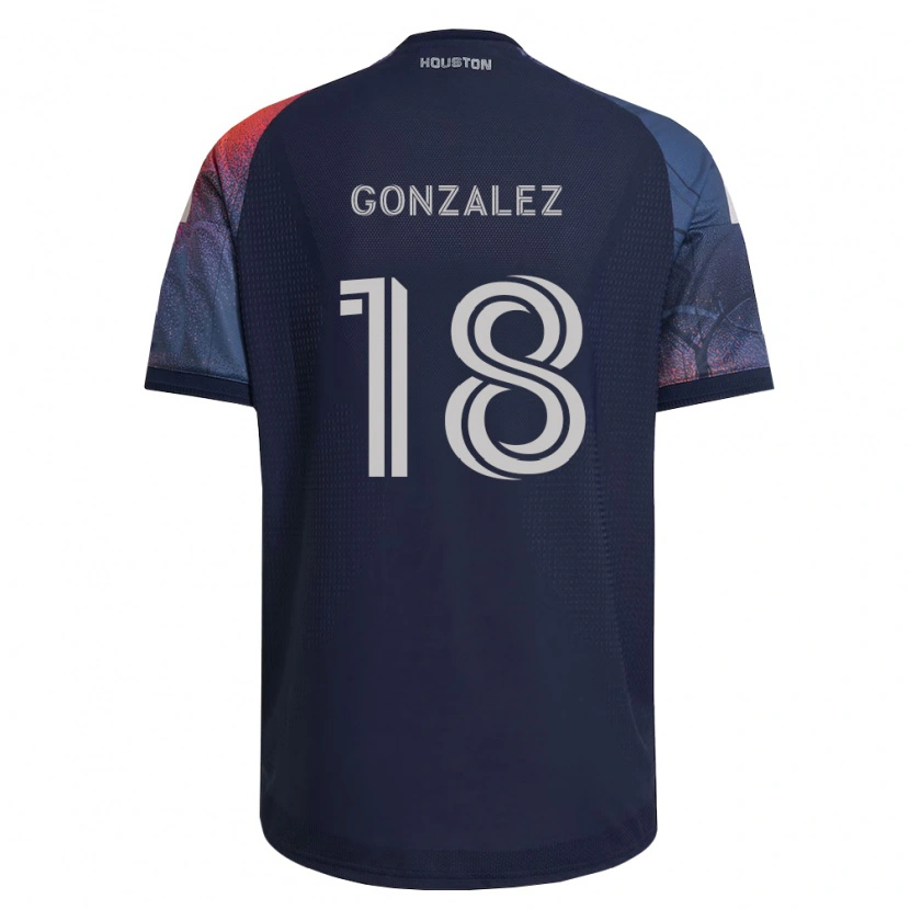 Danxen Mænd Diego Gonzalez #18 Dyb Blå Hvid Orange Udebane Spillertrøjer 2026/27 Trøje T-Shirt