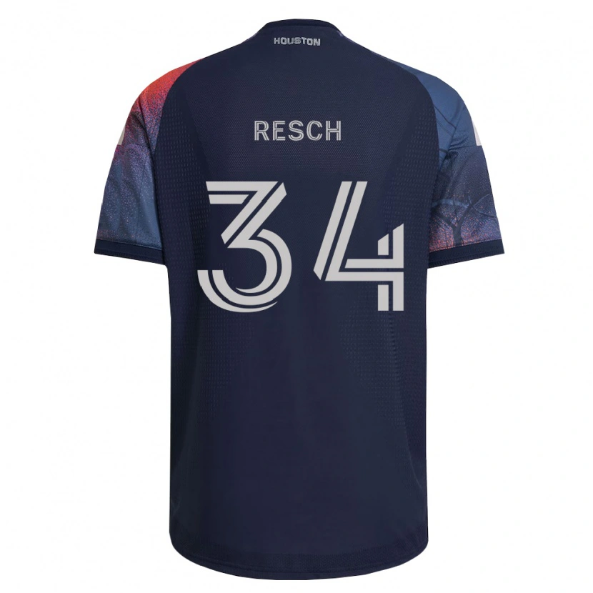 Danxen Mænd Agustin Resch #34 Dyb Blå Hvid Orange Udebane Spillertrøjer 2026/27 Trøje T-Shirt