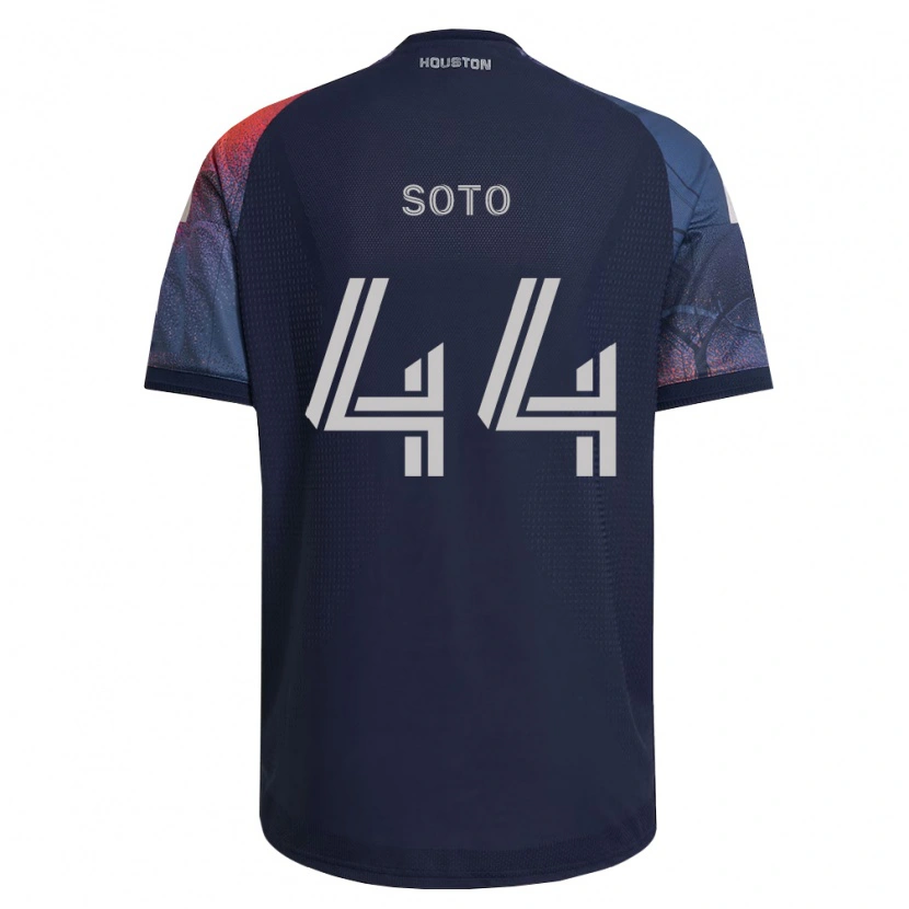 Danxen Mænd Ezekiel Soto #44 Dyb Blå Hvid Orange Udebane Spillertrøjer 2026/27 Trøje T-Shirt