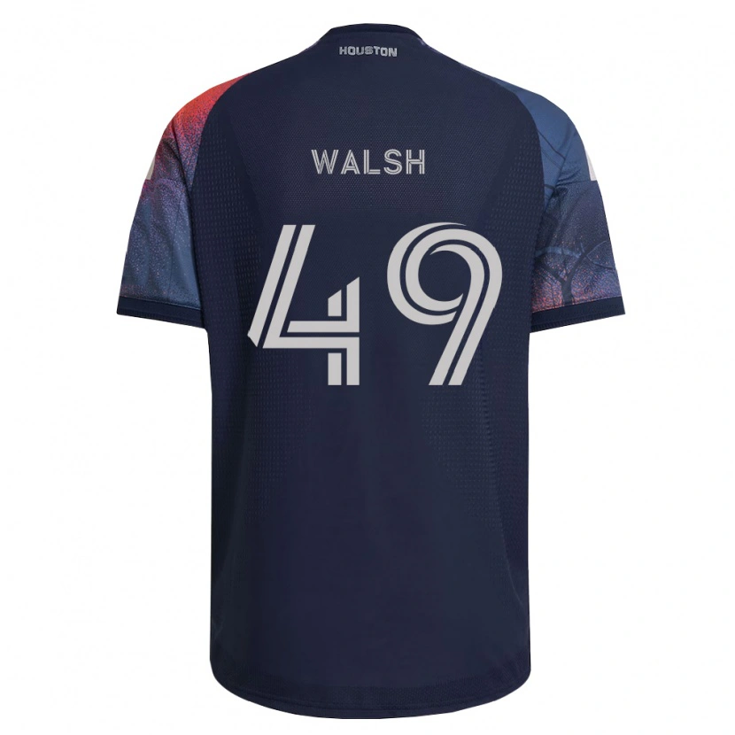 Danxen Mænd Kian Walsh #49 Dyb Blå Hvid Orange Udebane Spillertrøjer 2026/27 Trøje T-Shirt