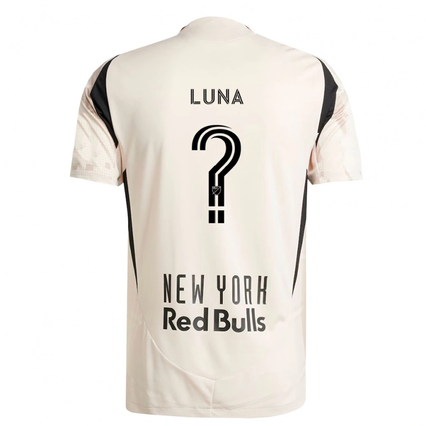 Danxen Mænd Erick Luna #0 Råhvid Rød Sort Udebane Spillertrøjer 2026/27 Trøje T-Shirt