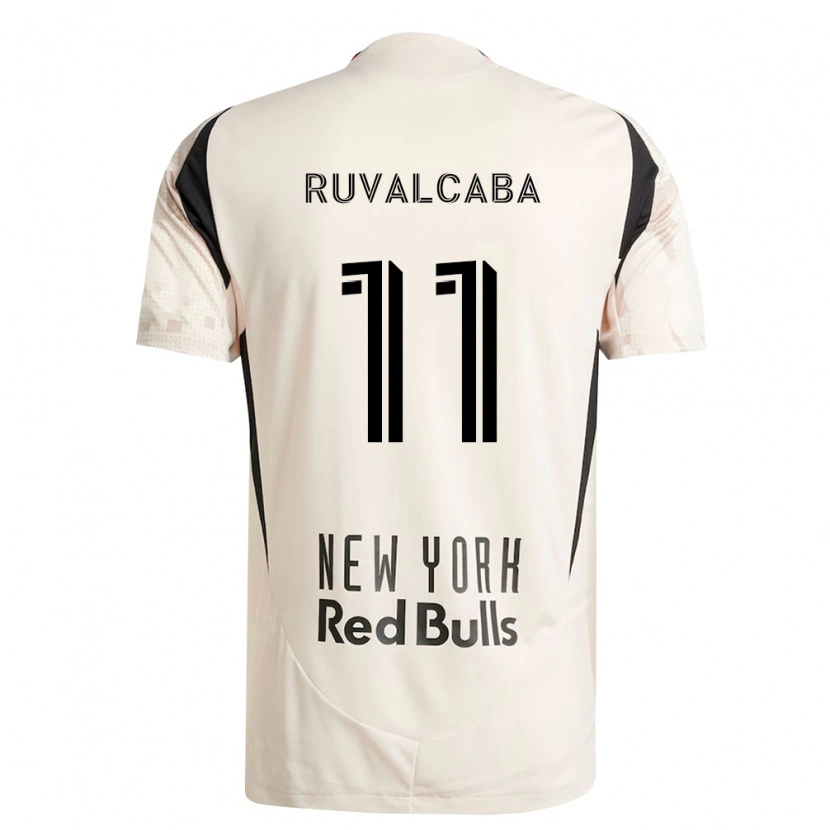 Danxen Mænd Jorge Ruvalcaba #11 Råhvid Rød Sort Udebane Spillertrøjer 2026/27 Trøje T-Shirt