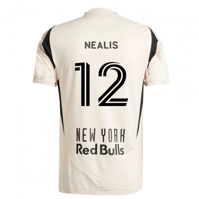 Danxen Mænd Dylan Nealis #12 Råhvid Rød Sort Udebane Spillertrøjer 2026/27 Trøje T-Shirt