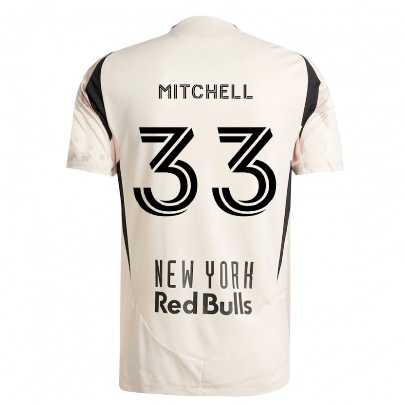Danxen Mænd Roald Mitchell #33 Råhvid Rød Sort Udebane Spillertrøjer 2026/27 Trøje T-Shirt