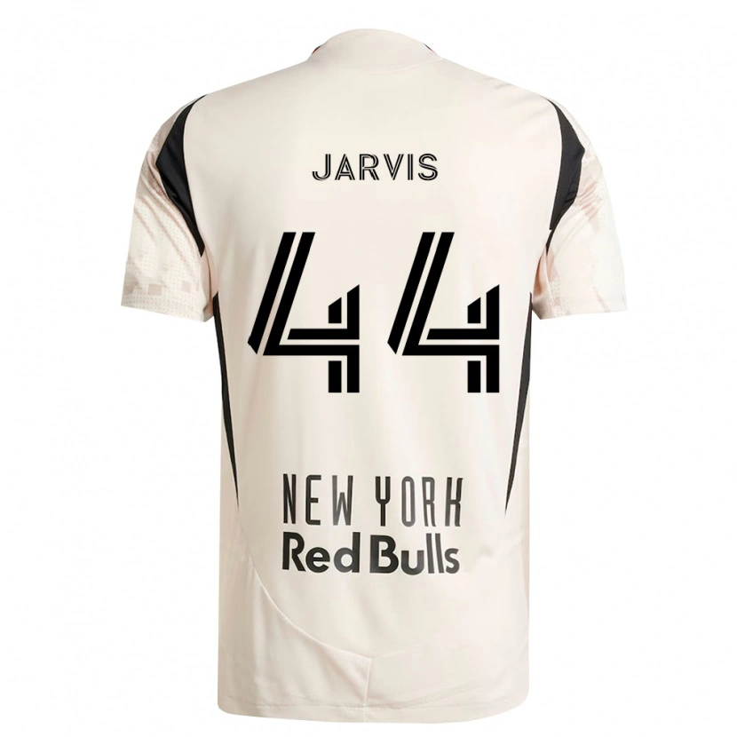 Danxen Mænd Aiden Jarvis #44 Råhvid Rød Sort Udebane Spillertrøjer 2026/27 Trøje T-Shirt