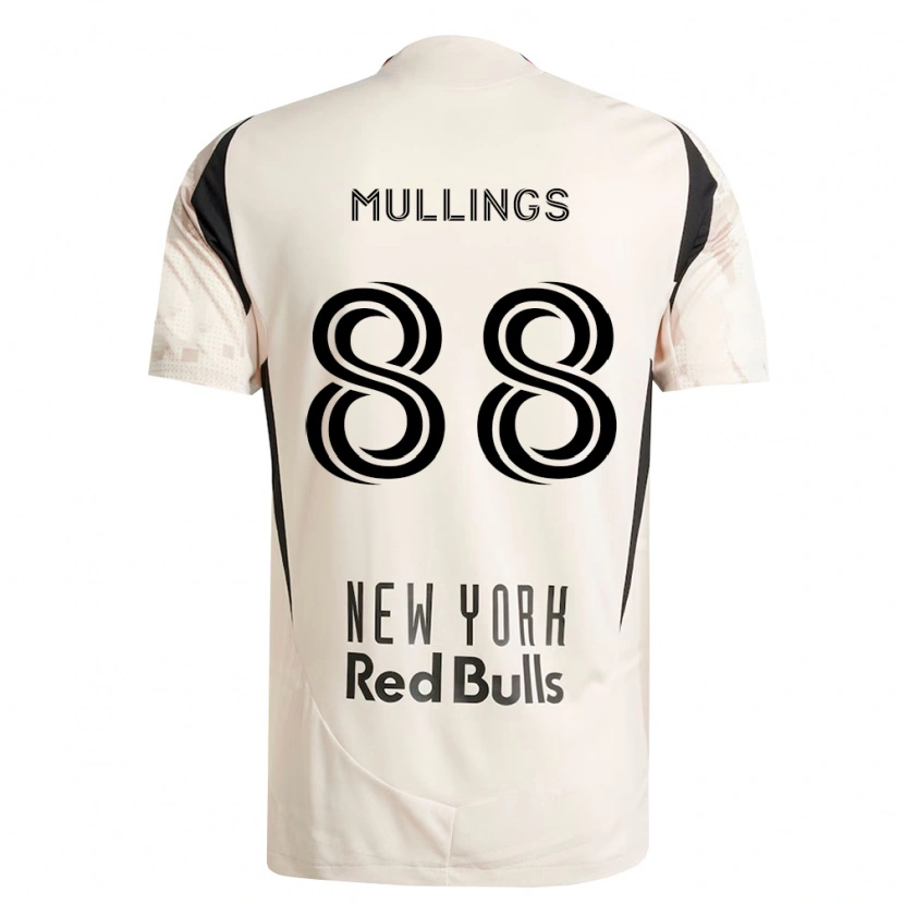 Danxen Mænd O'vonte Mullings #88 Råhvid Rød Sort Udebane Spillertrøjer 2026/27 Trøje T-Shirt