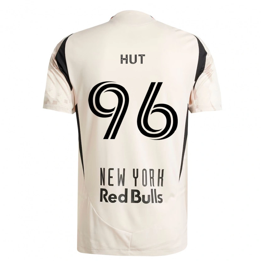 Danxen Mænd Tomas Hut #96 Råhvid Rød Sort Udebane Spillertrøjer 2026/27 Trøje T-Shirt