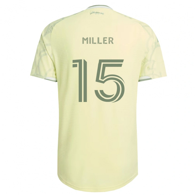Danxen Mænd Eric Miller #15 Beige Hvid Udebane Spillertrøjer 2026/27 Trøje T-Shirt