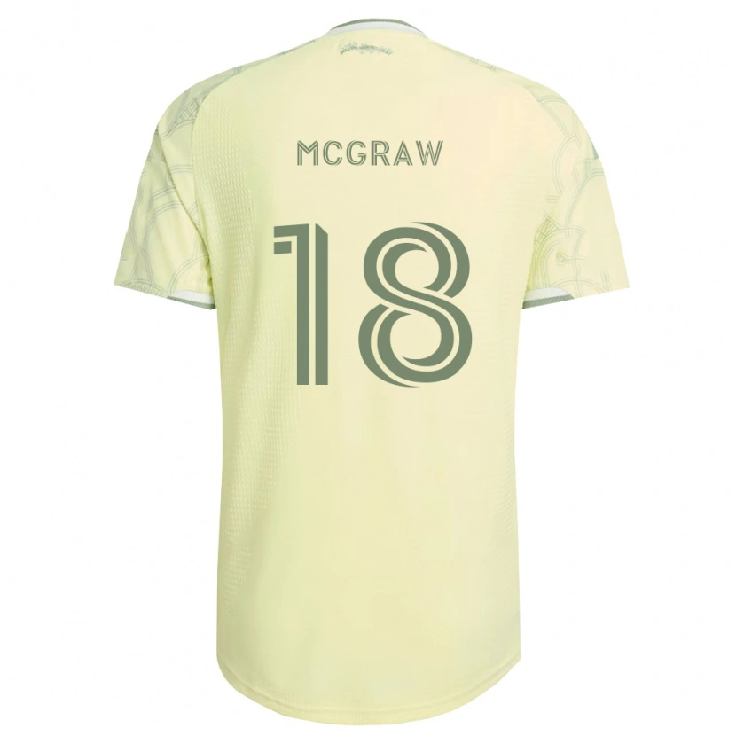 Danxen Mænd Zac Mcgraw #18 Beige Hvid Udebane Spillertrøjer 2026/27 Trøje T-Shirt