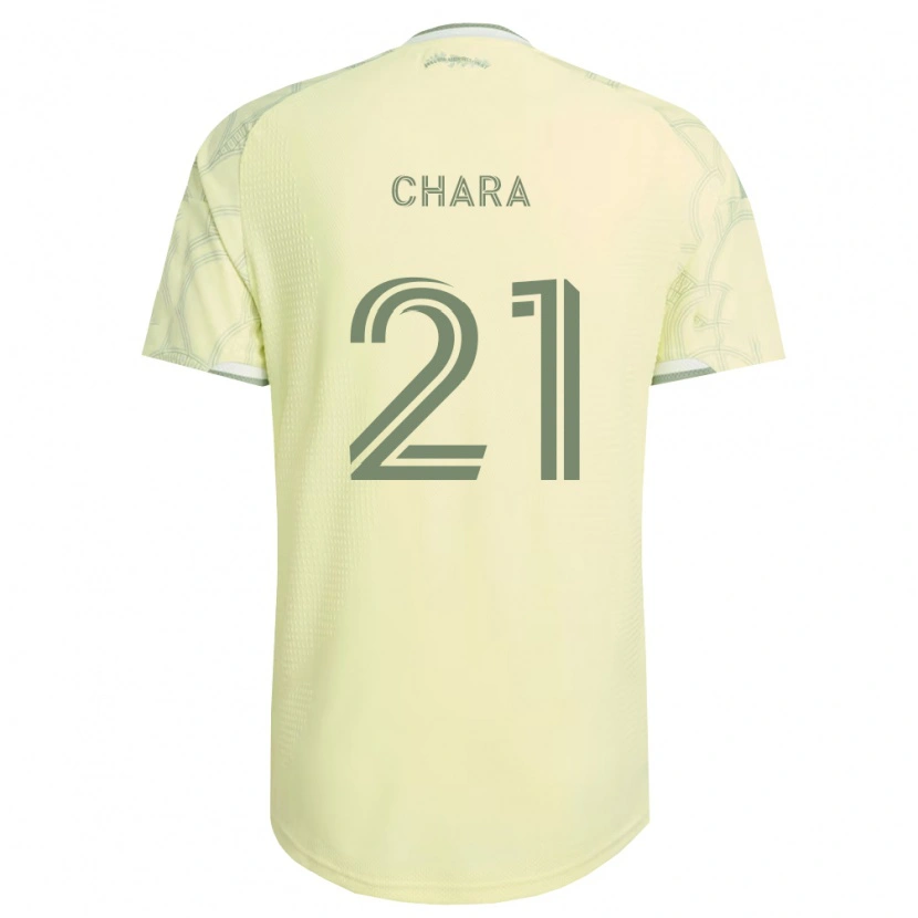 Danxen Mænd Diego Chará #21 Beige Hvid Udebane Spillertrøjer 2026/27 Trøje T-Shirt