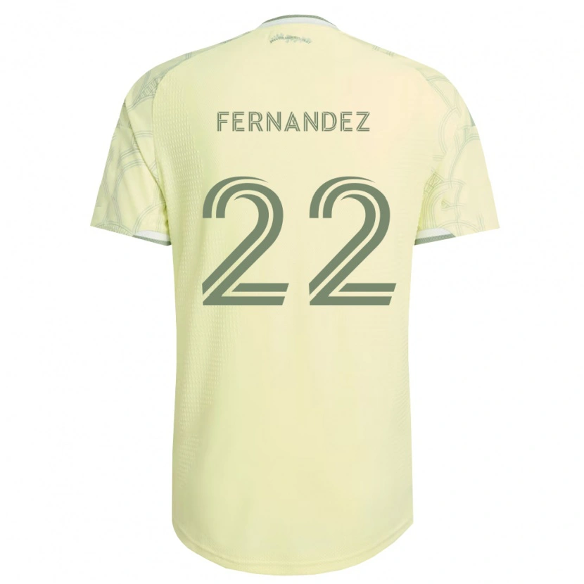 Danxen Mænd Omir Fernandez #22 Beige Hvid Udebane Spillertrøjer 2026/27 Trøje T-Shirt