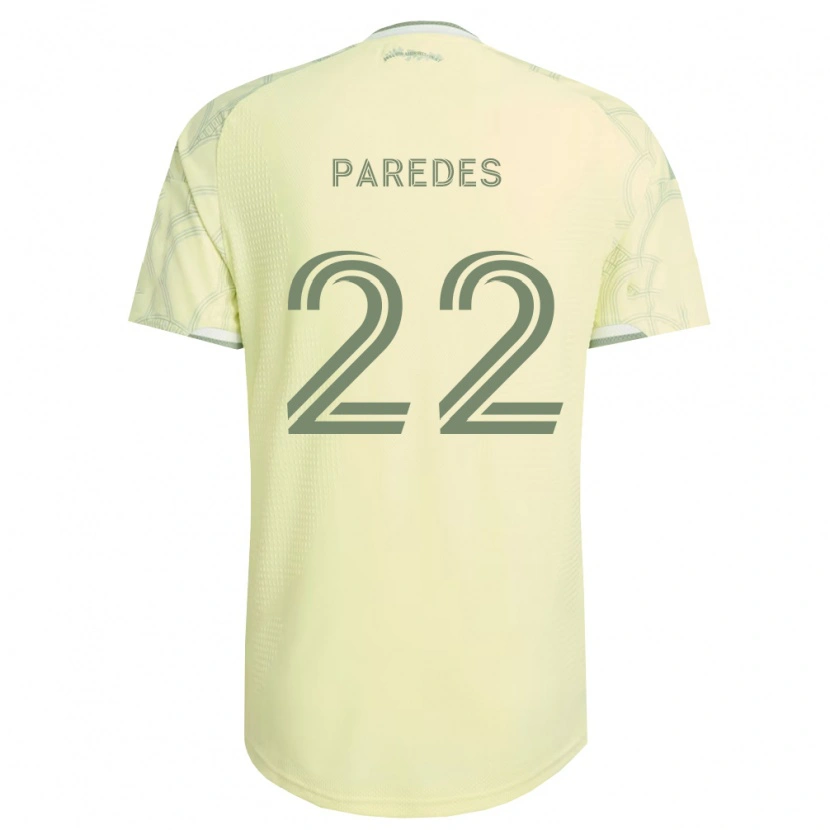 Danxen Mænd Cristhian Paredes #22 Beige Hvid Udebane Spillertrøjer 2026/27 Trøje T-Shirt