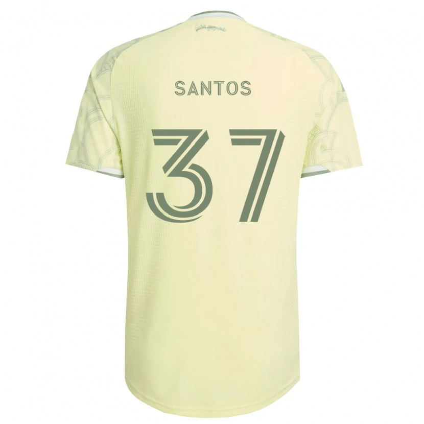 Danxen Mænd Noah Santos #37 Beige Hvid Udebane Spillertrøjer 2026/27 Trøje T-Shirt
