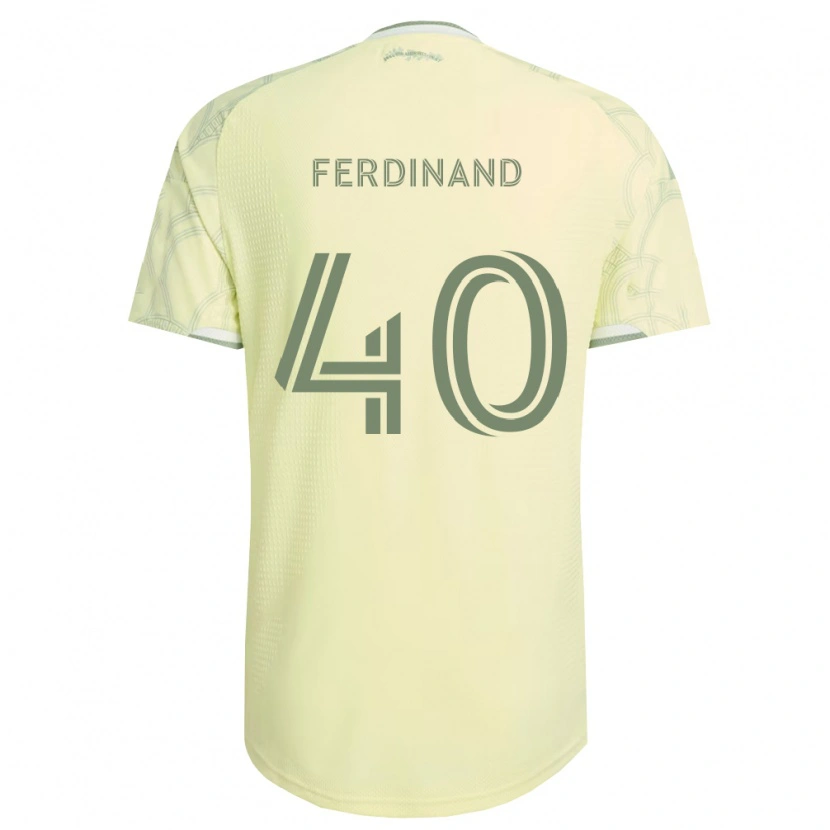 Danxen Mænd Keesean Ferdinand #40 Beige Hvid Udebane Spillertrøjer 2026/27 Trøje T-Shirt