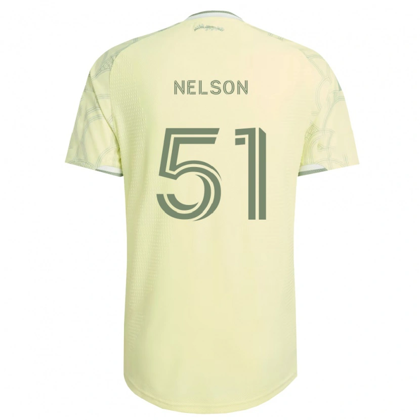 Danxen Mænd Maxton Nelson #51 Beige Hvid Udebane Spillertrøjer 2026/27 Trøje T-Shirt