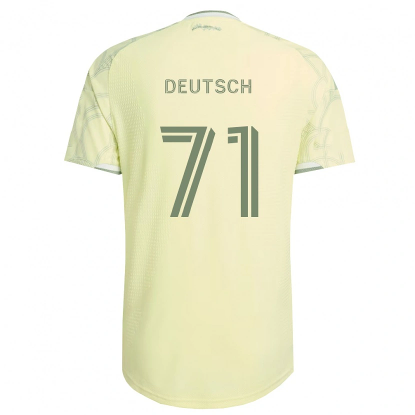 Danxen Mænd Maverick Deutsch #71 Beige Hvid Udebane Spillertrøjer 2026/27 Trøje T-Shirt