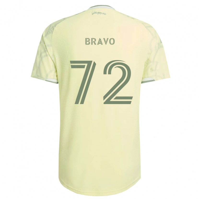 Danxen Mænd Julian Bravo #72 Beige Hvid Udebane Spillertrøjer 2026/27 Trøje T-Shirt