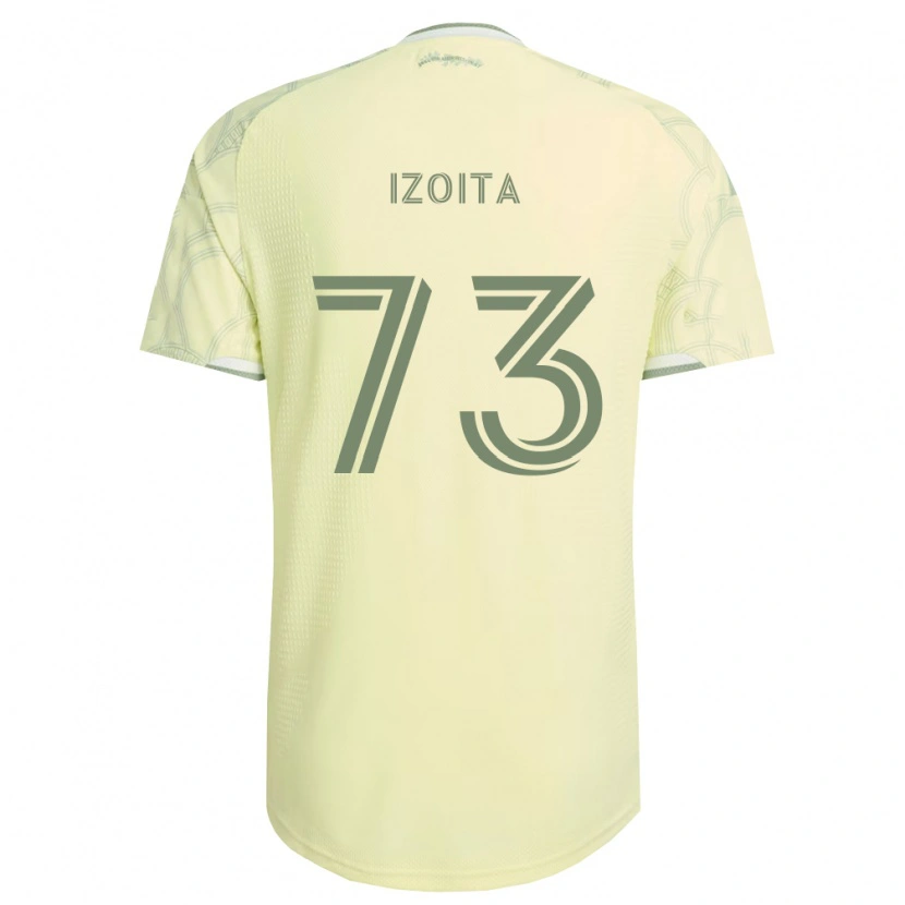 Danxen Mænd Eric Izoita #73 Beige Hvid Udebane Spillertrøjer 2026/27 Trøje T-Shirt